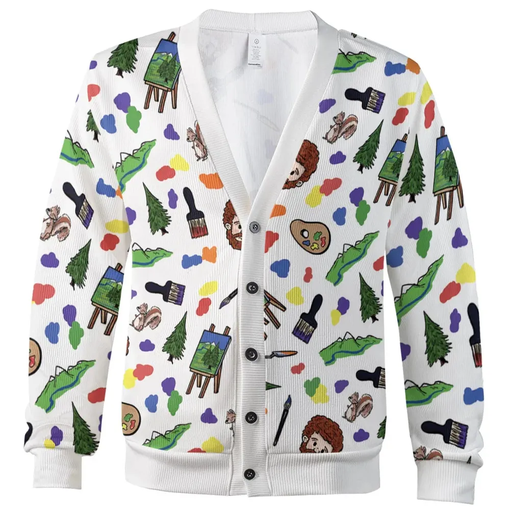 Joy Of Painting Bob Ross Cardigan - 2