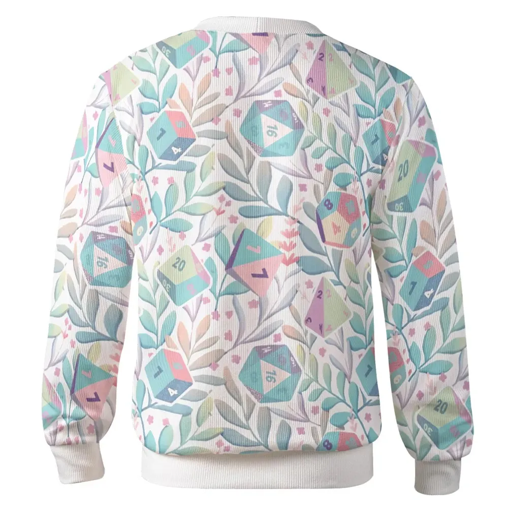 Dice Flower Soft DnD Cardigan - 3