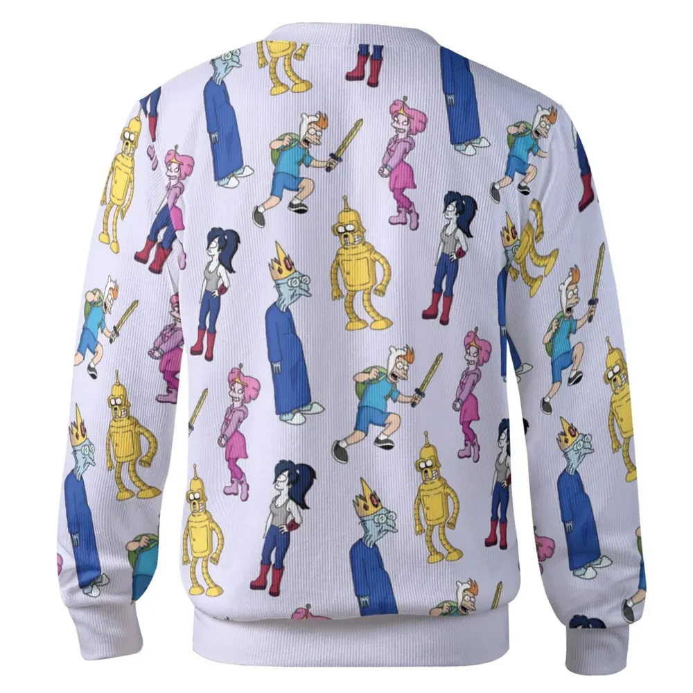 Future Time Futurama Adventure Time Mashup Cardigan - 3
