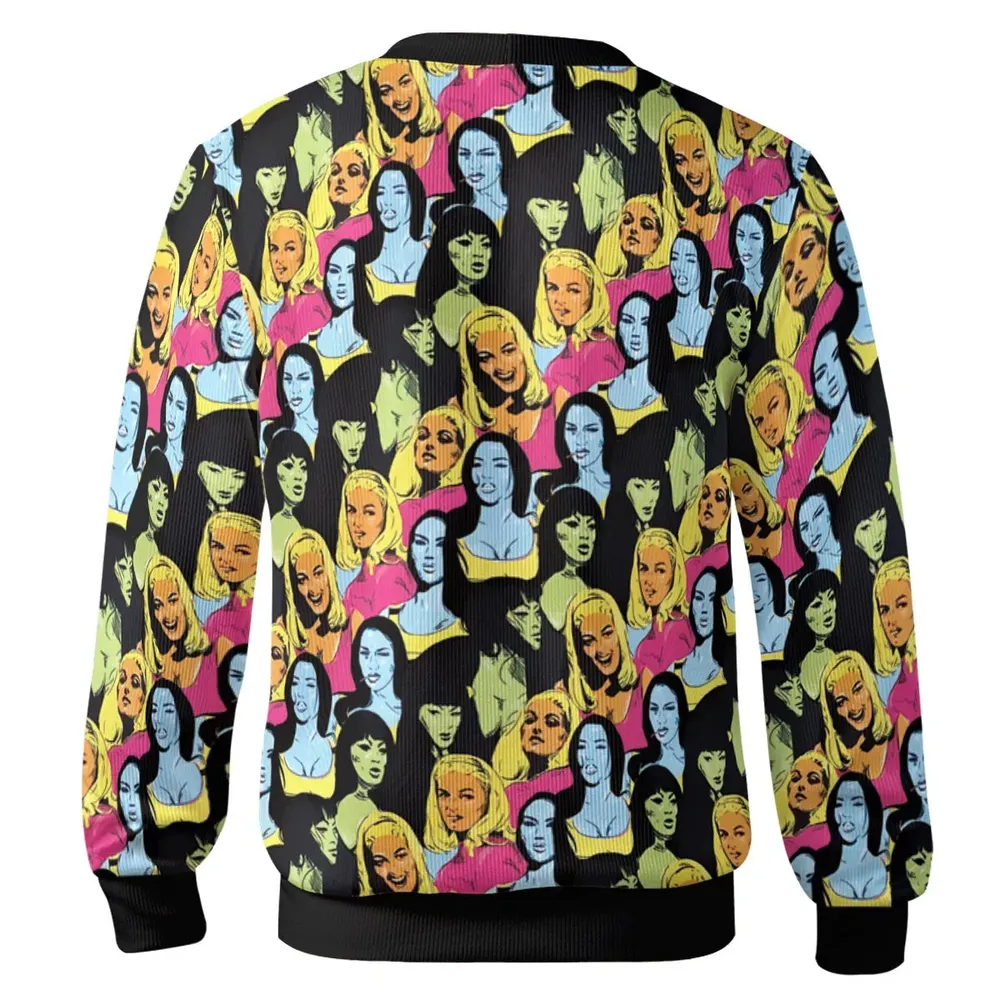 Retro Superwomen Belted Buckled and Booted Cardigan - 3