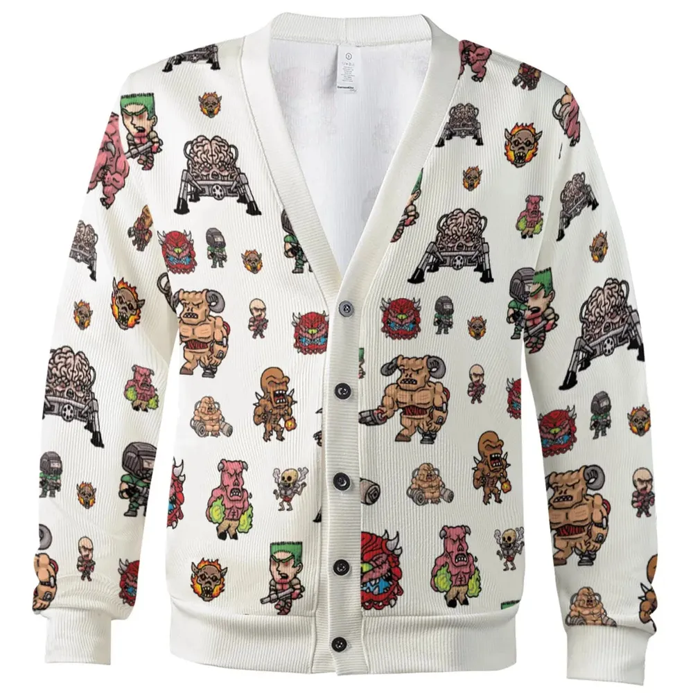 Doom Chibi Characters Cardigan - 2