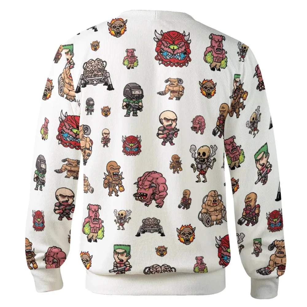 Doom Chibi Characters Cardigan - 3