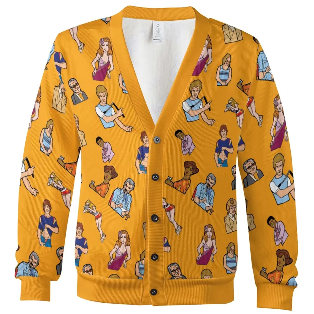Summer Party Boogie Nights Characters Cardigan - 2