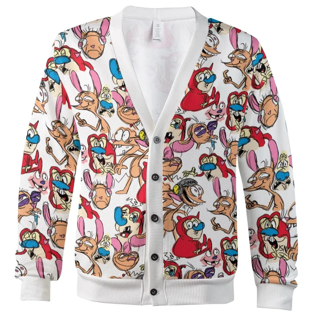 Insane Style The Ren and Stimpy Show Cardigan - 2