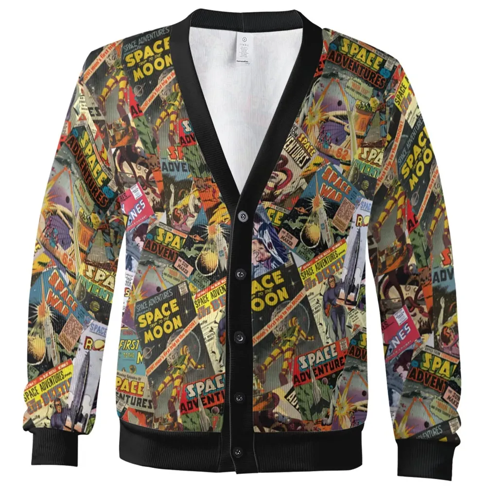 Comic-Con Cartoon Cardigan - 2