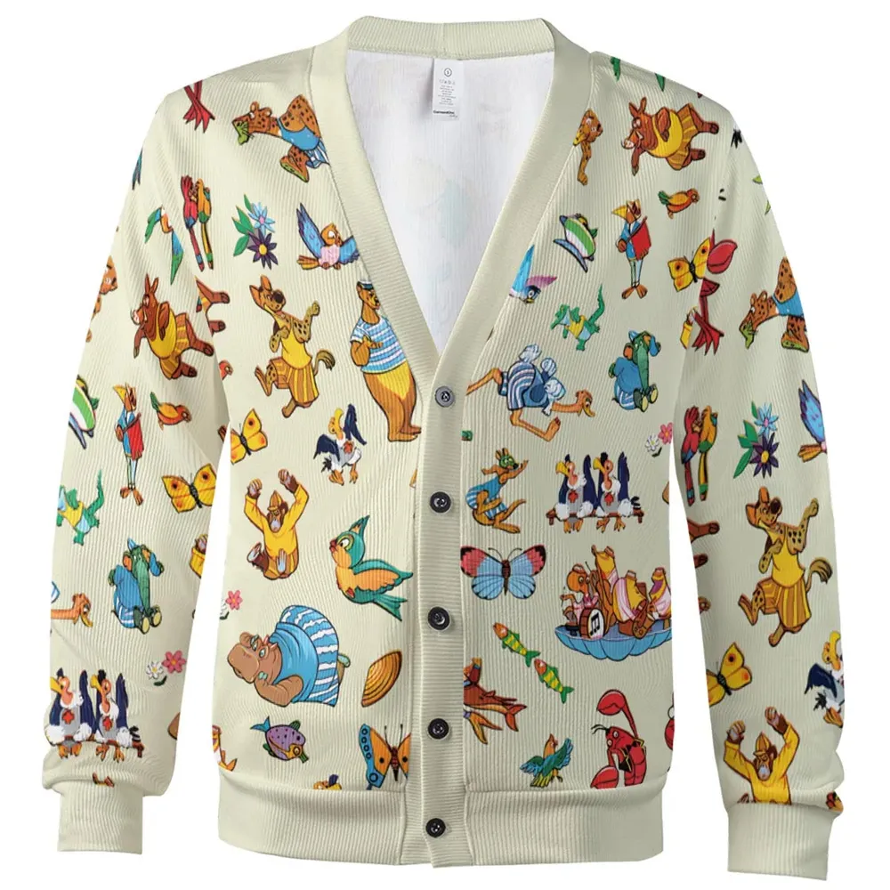 Bedknobs and broomsticks True Blue Team and the Dirty Yellow Team Cardigan - 2