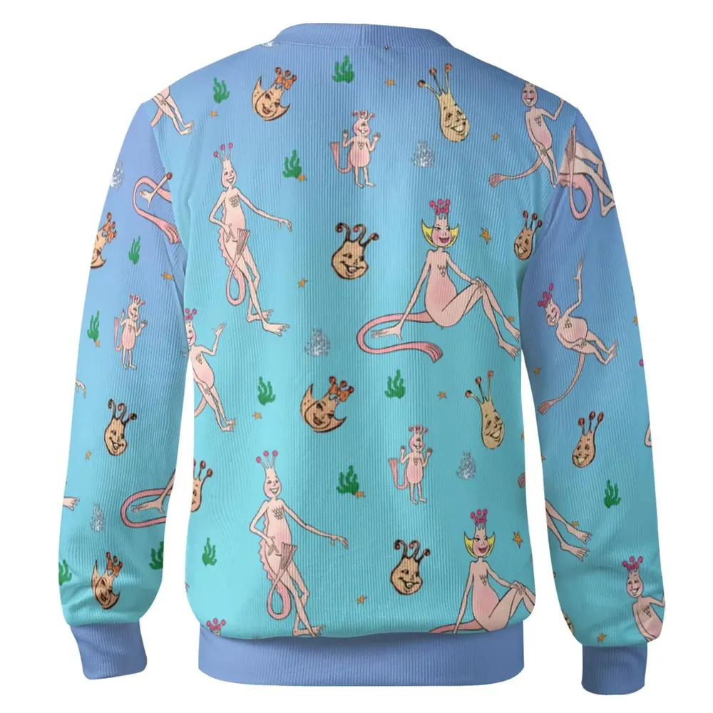 Who You Callin' One-eyed Shrimp Sea-Monkeys Cardigan - 3