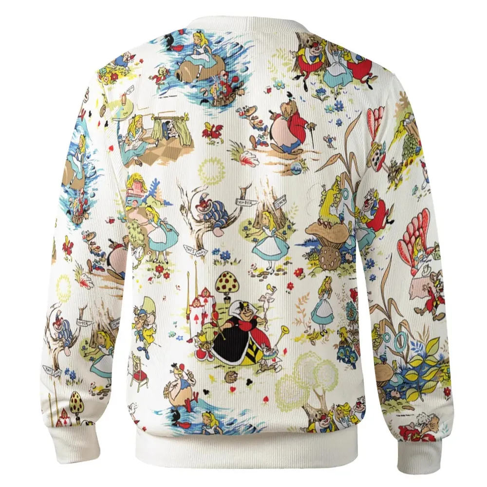 Alice In Wonderland Pattern Cardigan - 3
