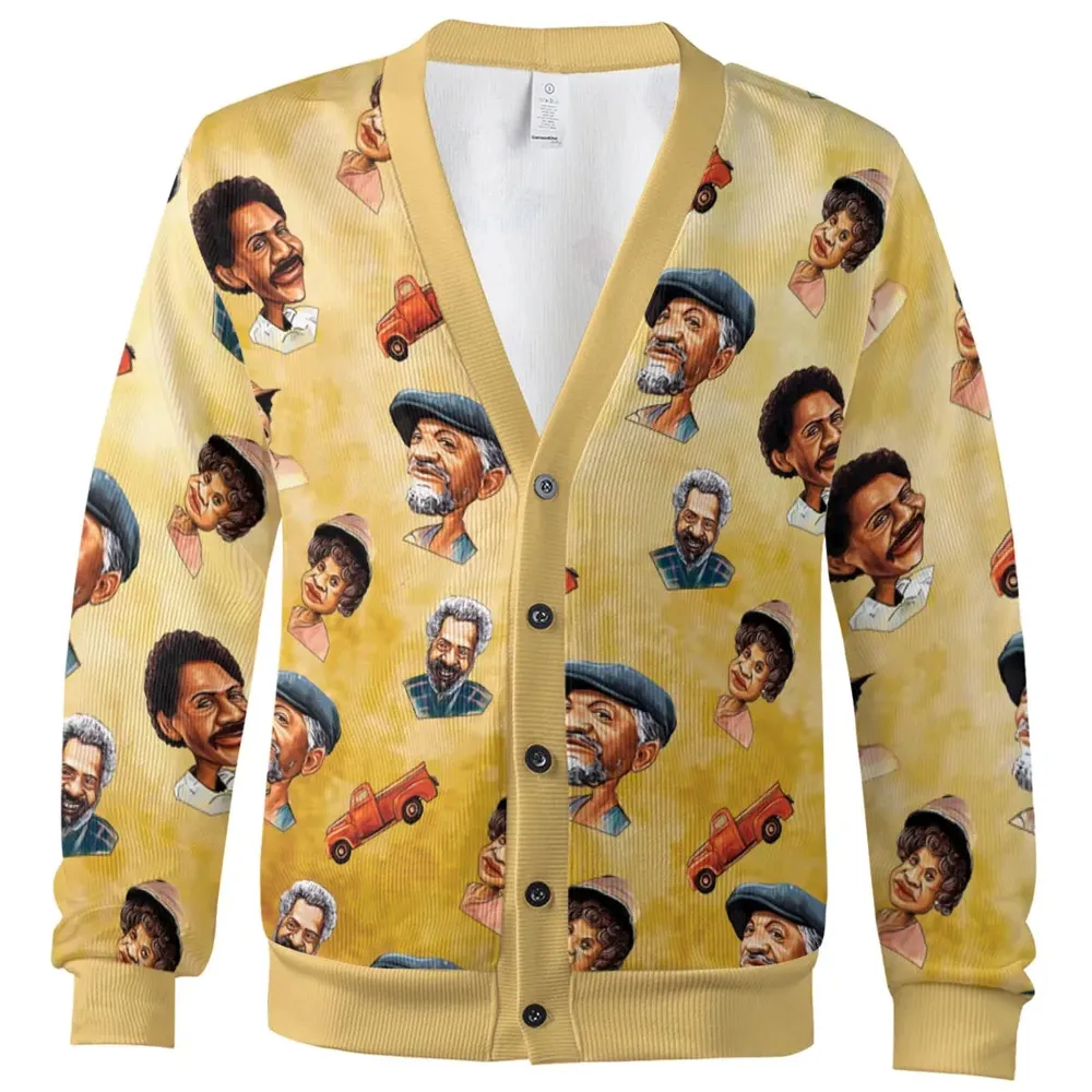 Sanford and Son Characters Cardigan - 2