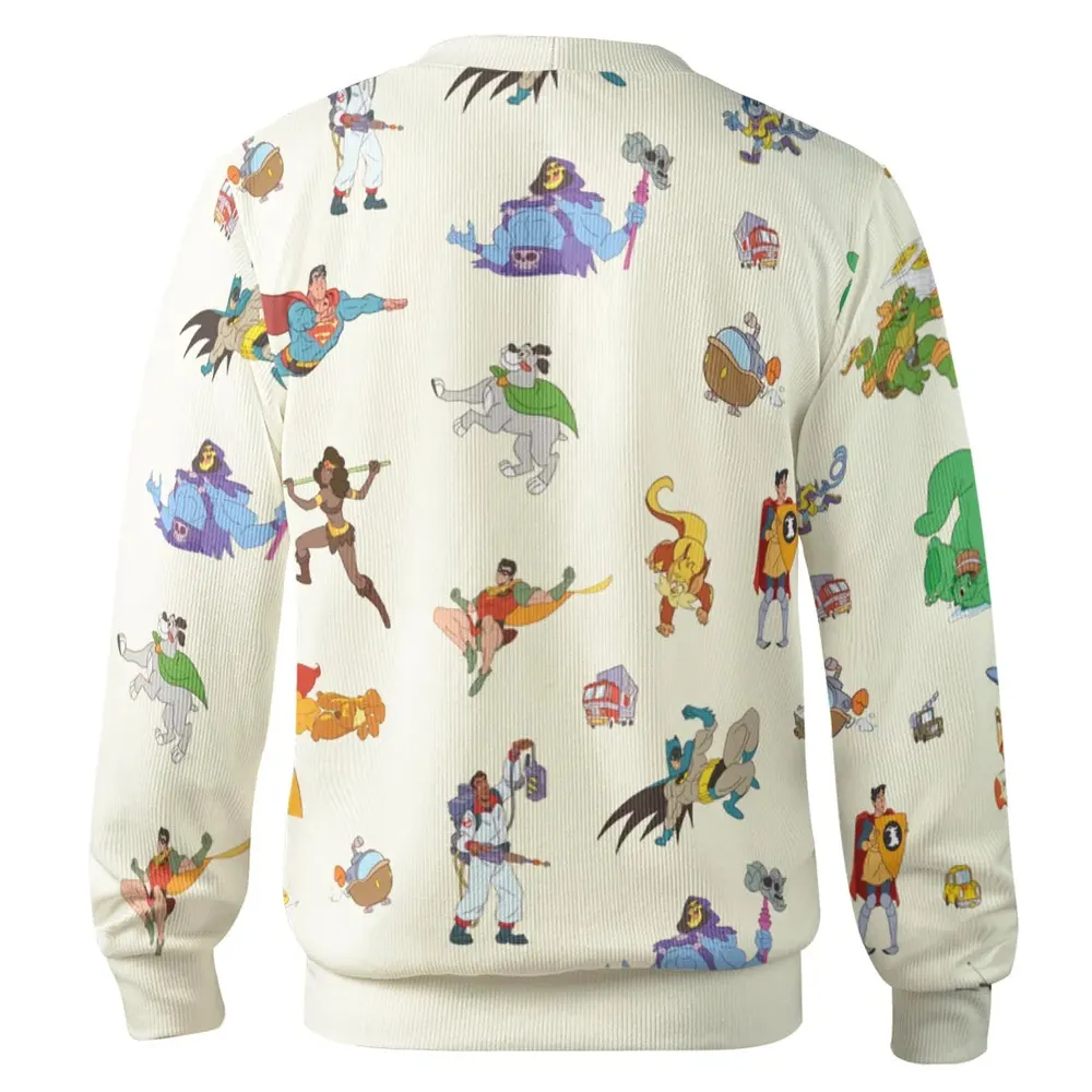 80s Classic Cartoon Characters Cardigan - 3