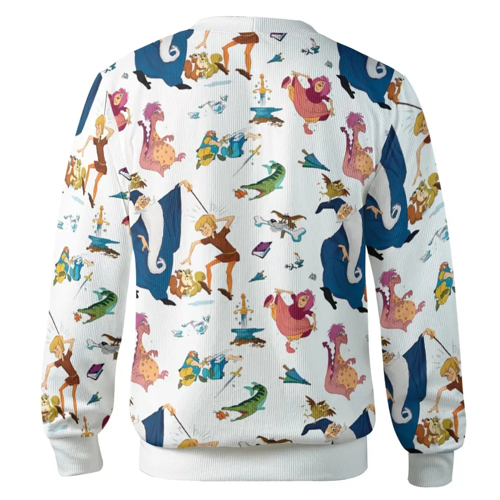 Sword in the Stone Pattern Cardigan - 3