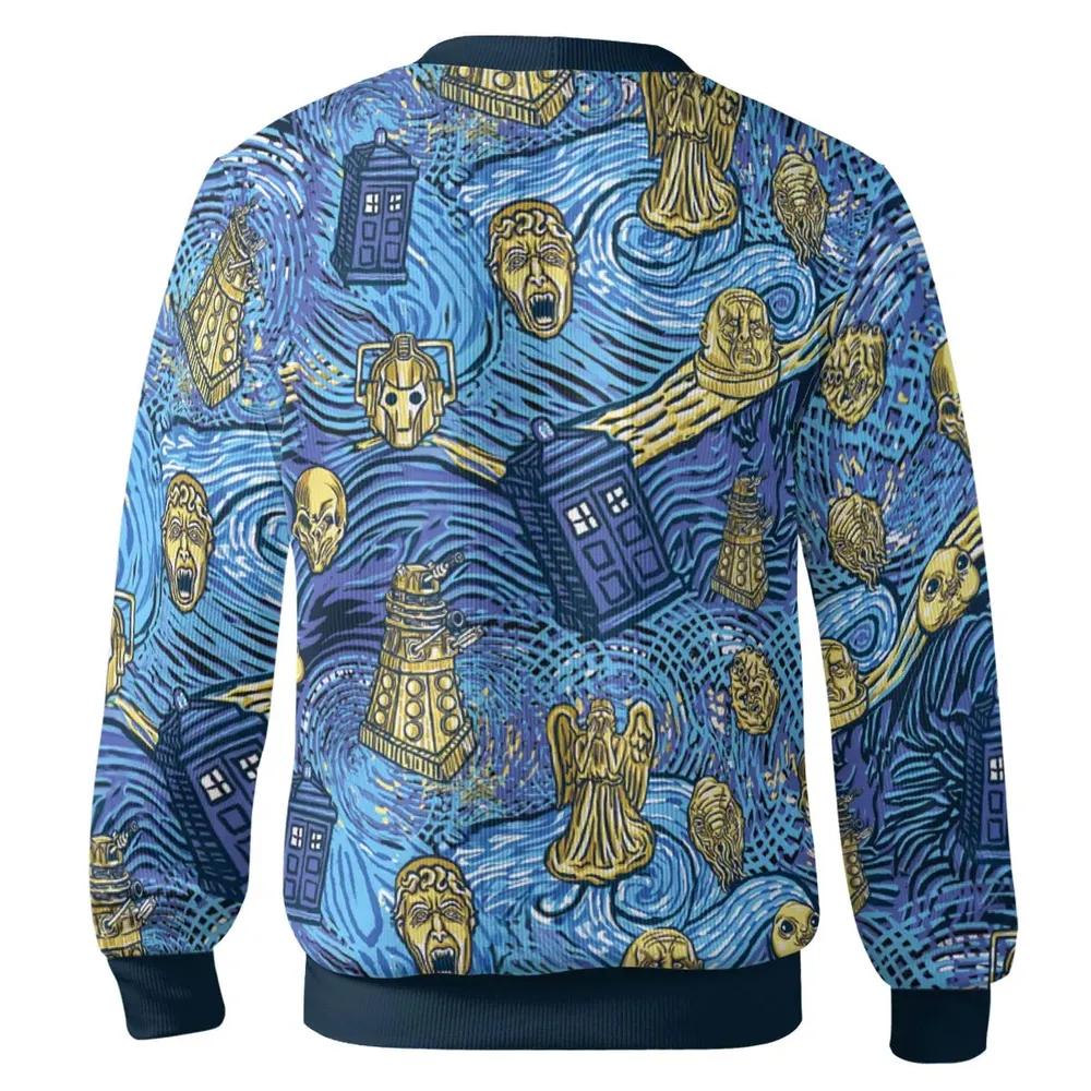 Starry Night Tardis Doctor Who Cardigan - 3