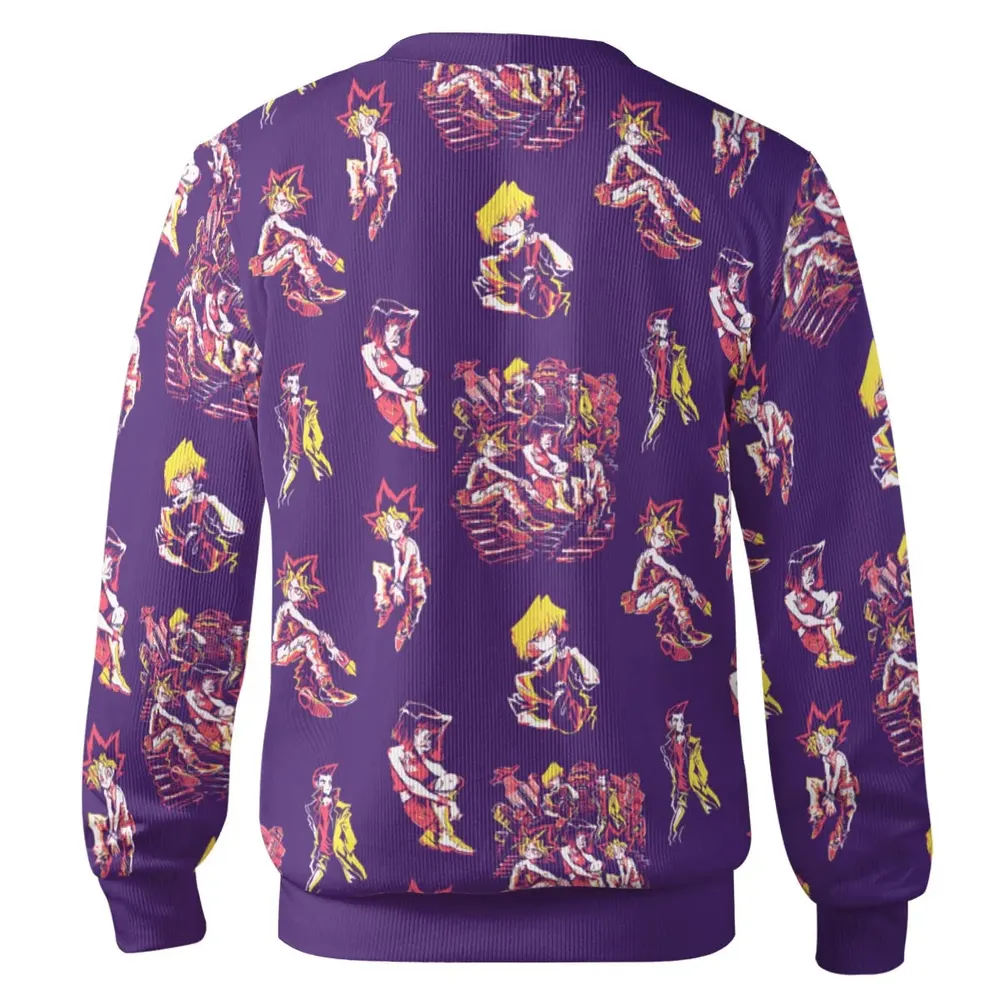 Yu Gi Oh Characters Patterns Cardigan - 3