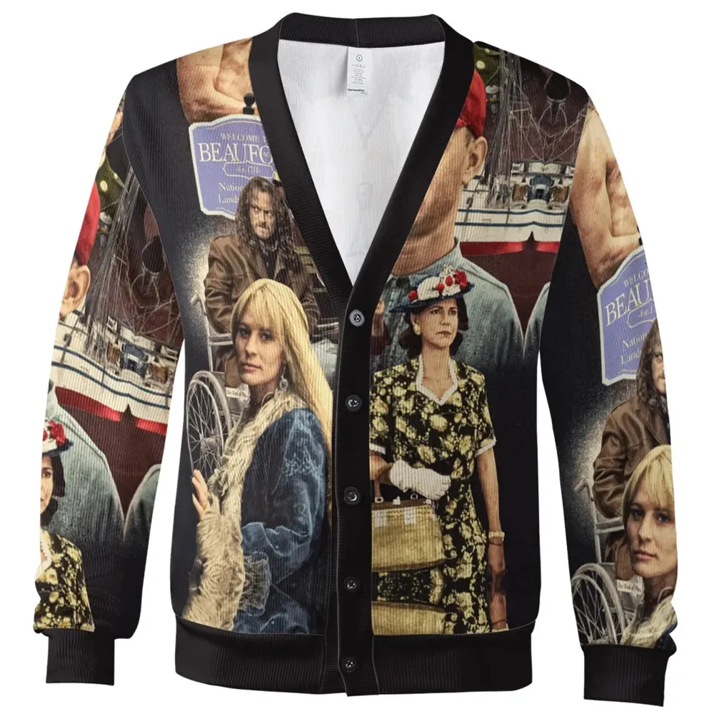 Forrest Gump's Journey Collage Cardigan - 2