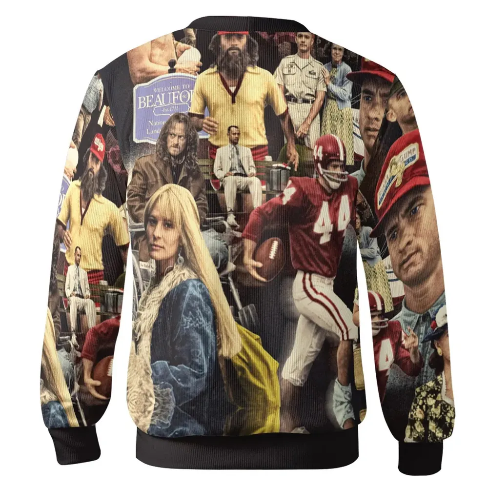 Forrest Gump's Journey Collage Cardigan - 3
