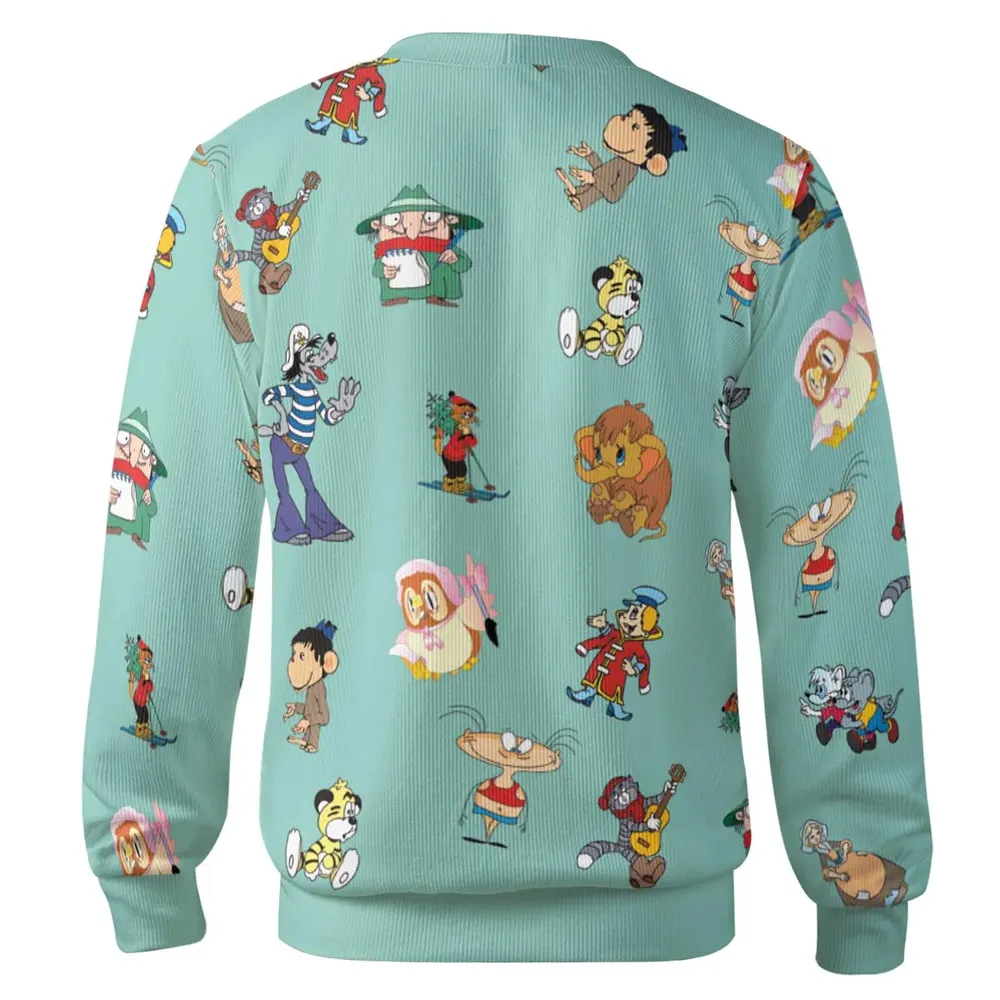 Russian Cartoon Characters Cardigan - 3