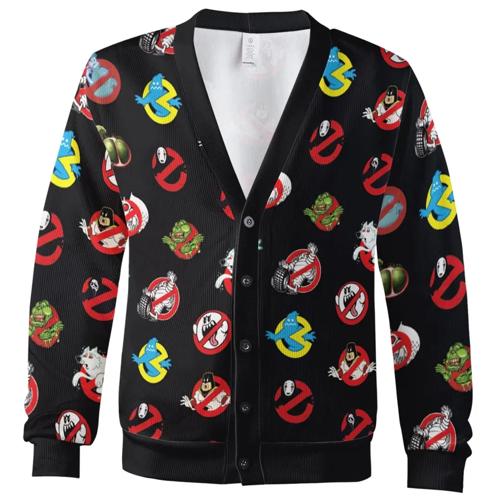 No Ghost Exists Ghostbusters Cardigan - 2