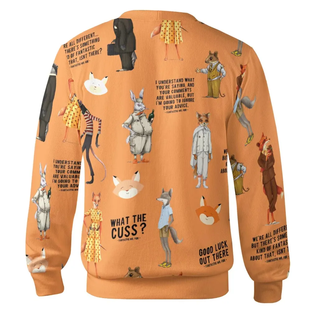 Cuss You Are Fantastic Mr. Fox Cardigan - 3