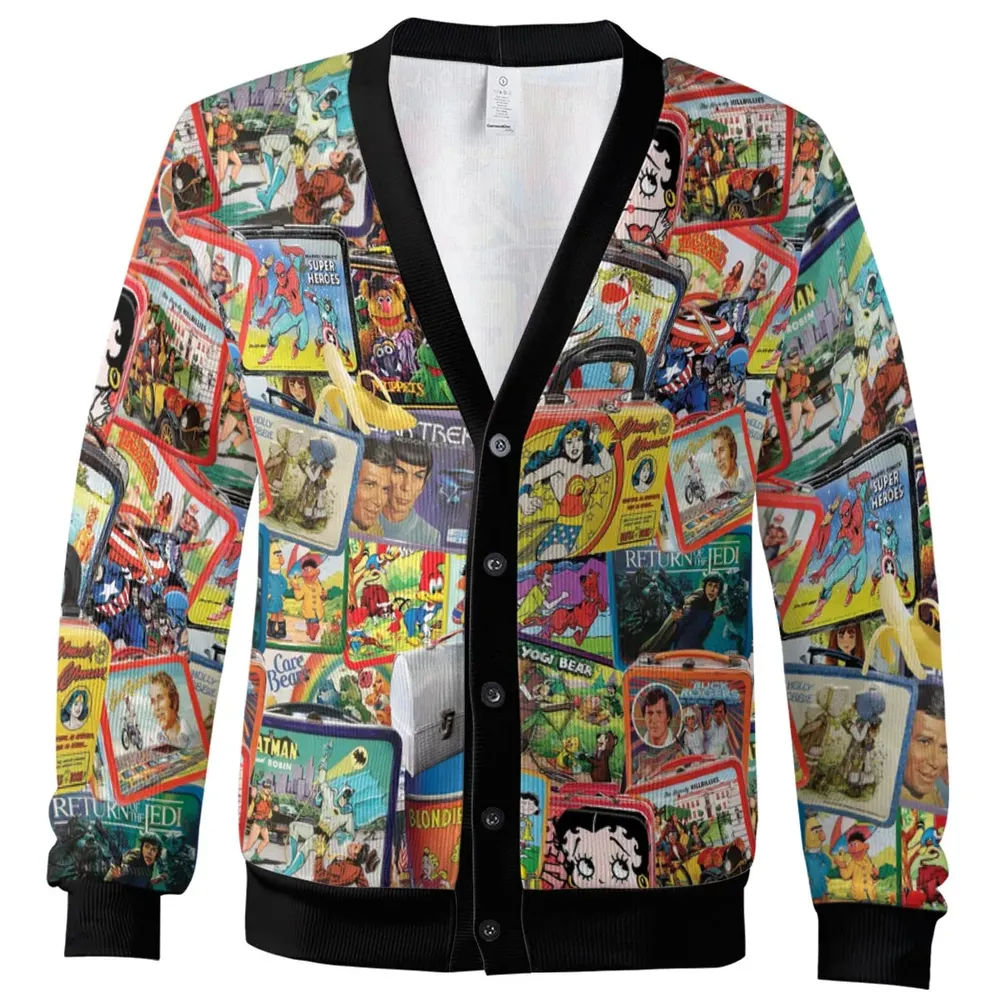 Retro Land TV Shows Cardigan - 2