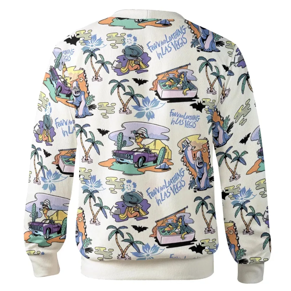 Vacation Fear and Loathing In Las Vegas Pattern Cardigan - 3