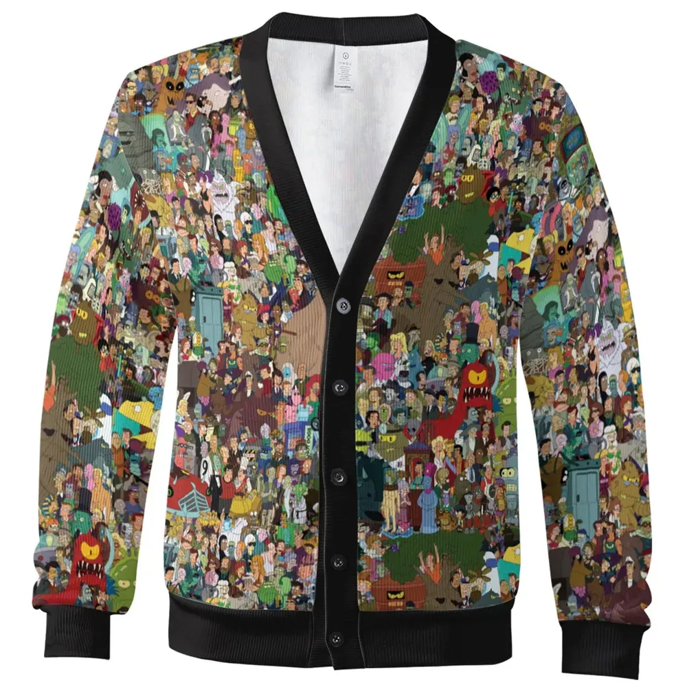 Futurama Characters Cardigan - 2