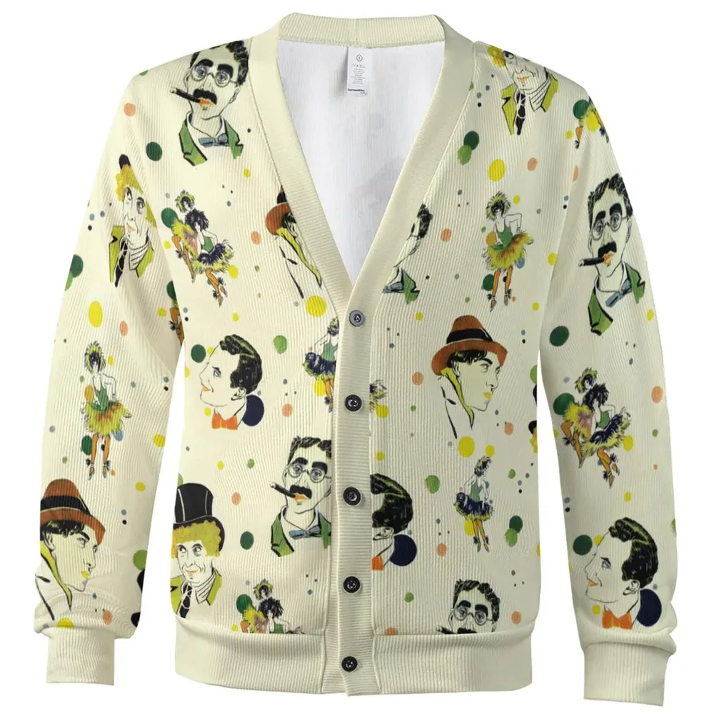The Cocoanuts The Marx Brothers Cardigan - 2