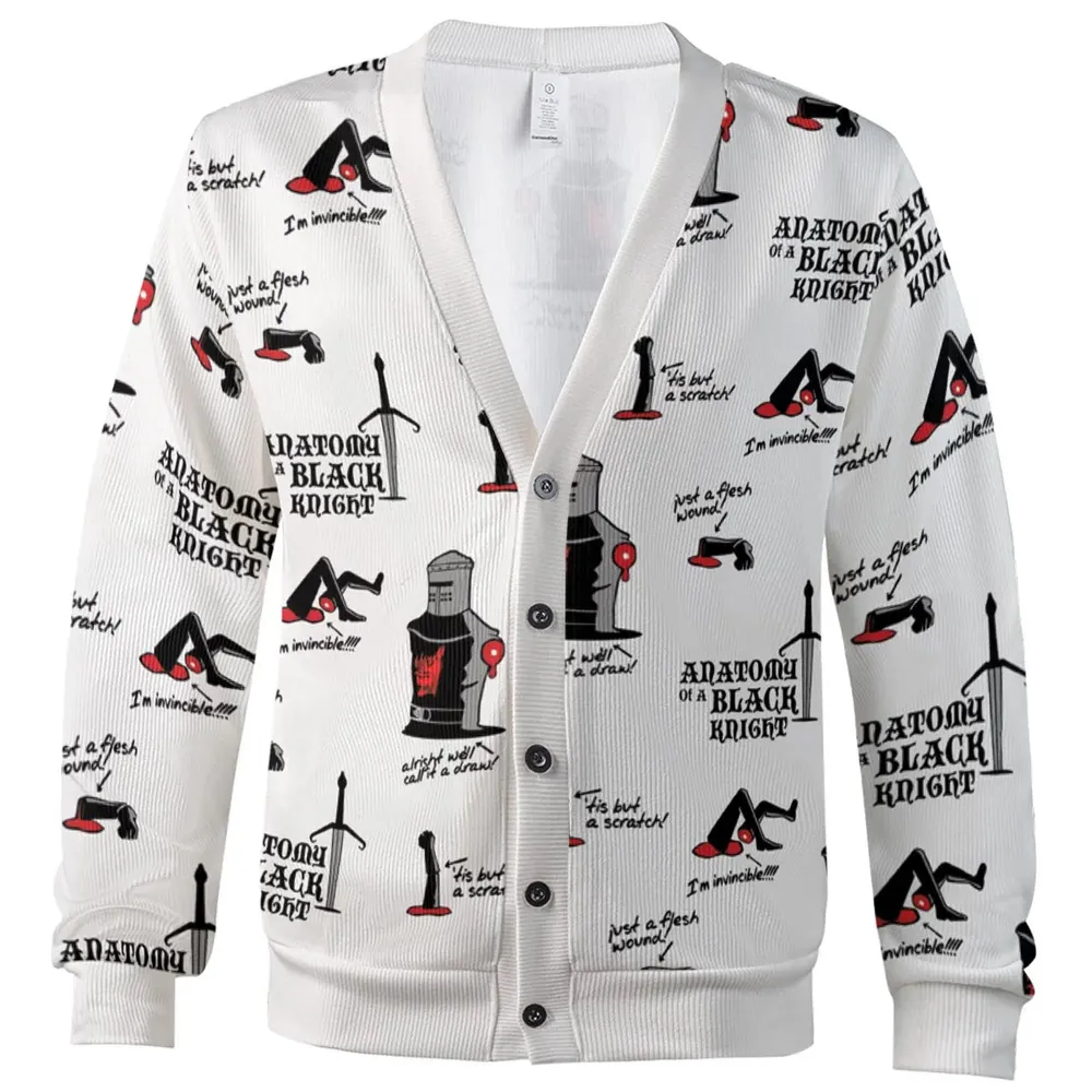Tis but a scratch Black Knight Monty Python And The Holy Grail Cardigan - 2