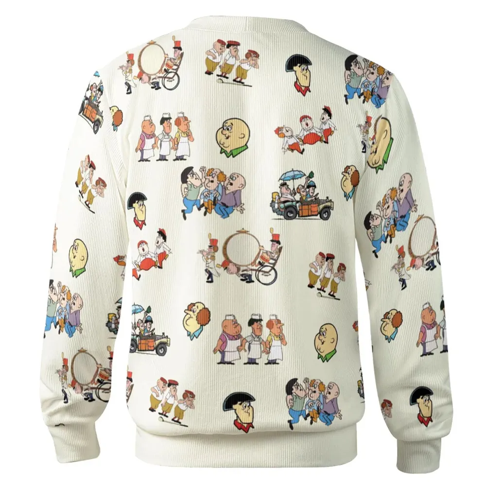 Three Stooges Cartoon 1965 Cardigan - 3