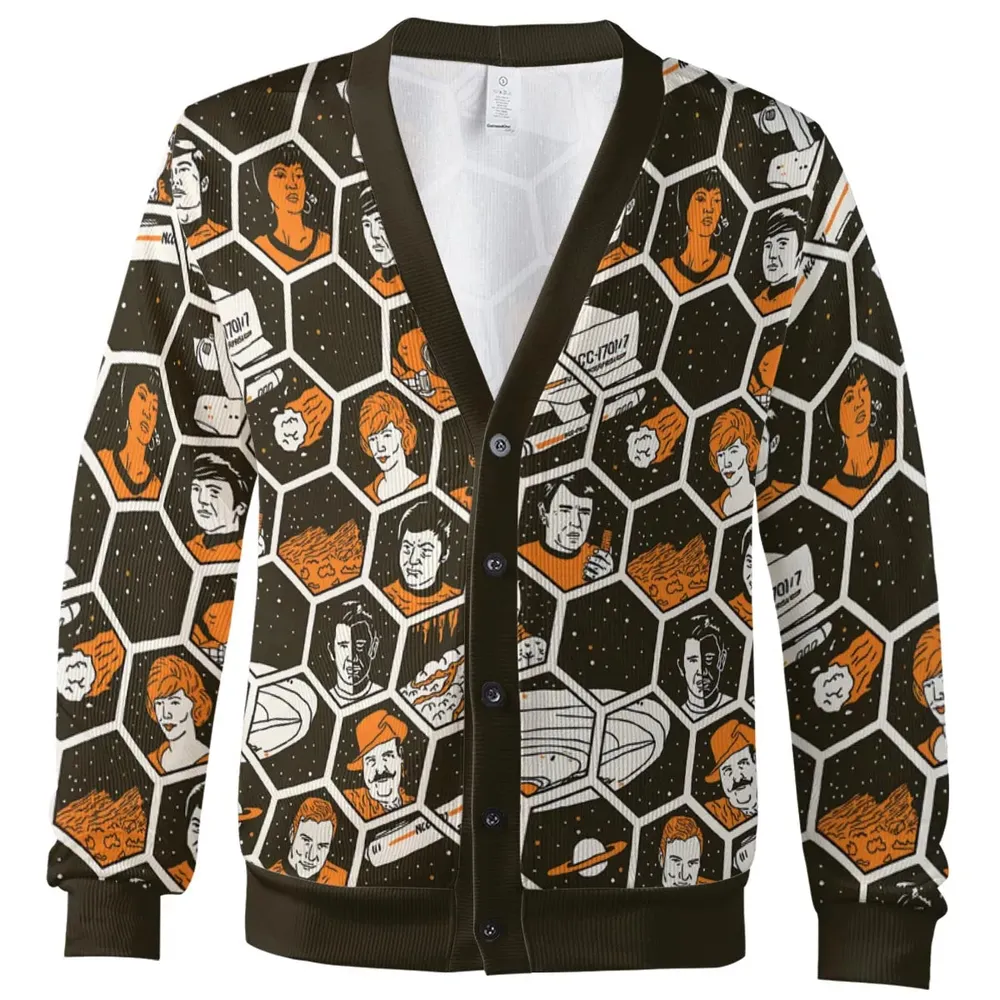 TrekToon Star Trek Hive PatternCardigan - 2