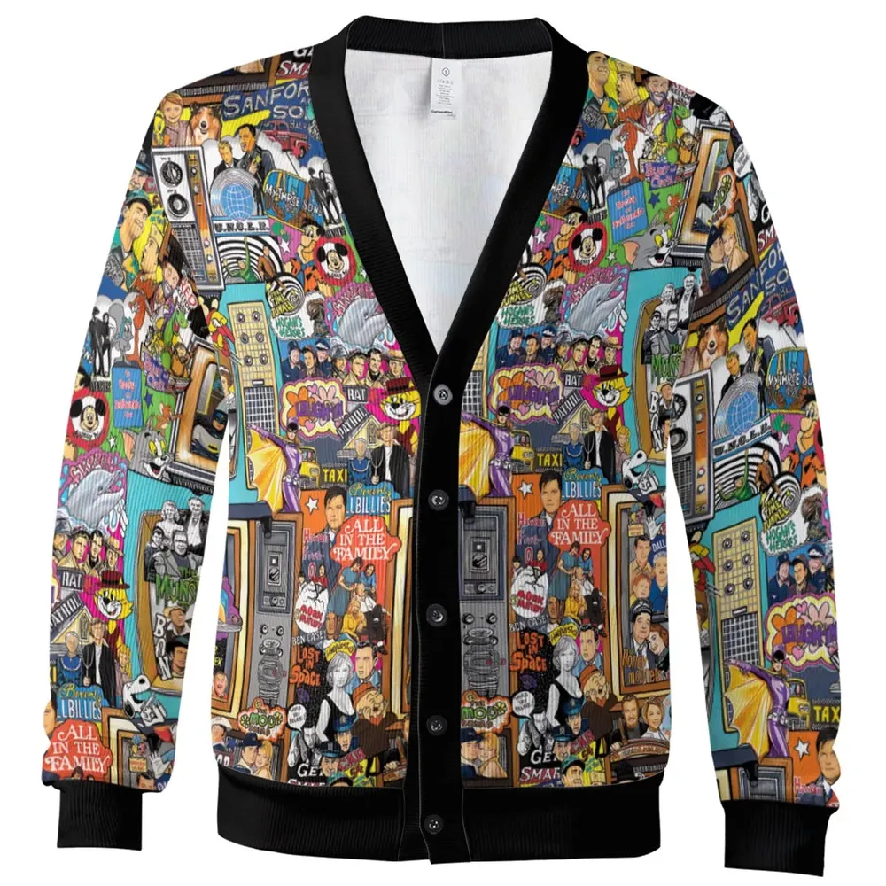 Timeless Memories of TV Cardigan - 2
