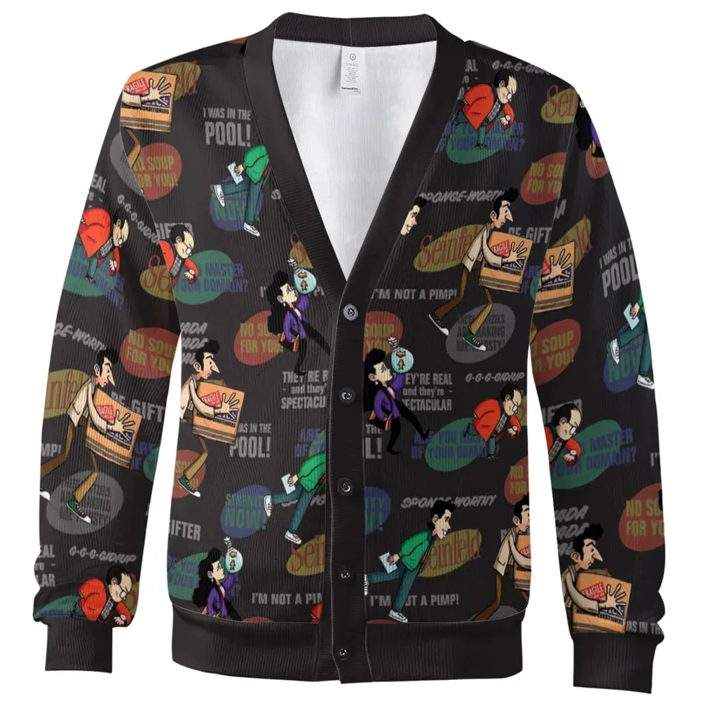 Retro Laughs Seinfeld Cardigan - 2