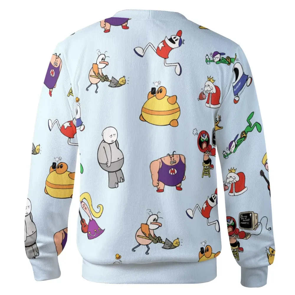 Retro Webtoon Homestar Cardigan - 3