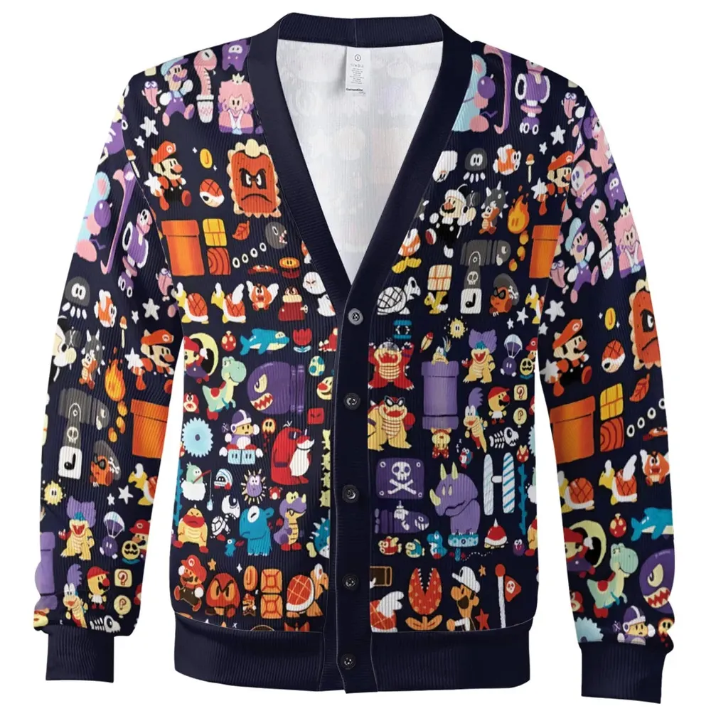 Mario Colors Super Mario Cardigan - 2