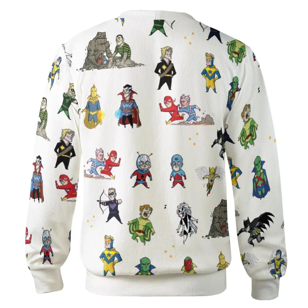 Chillin' and Battle Marvel vs DCU Cardigan - 3