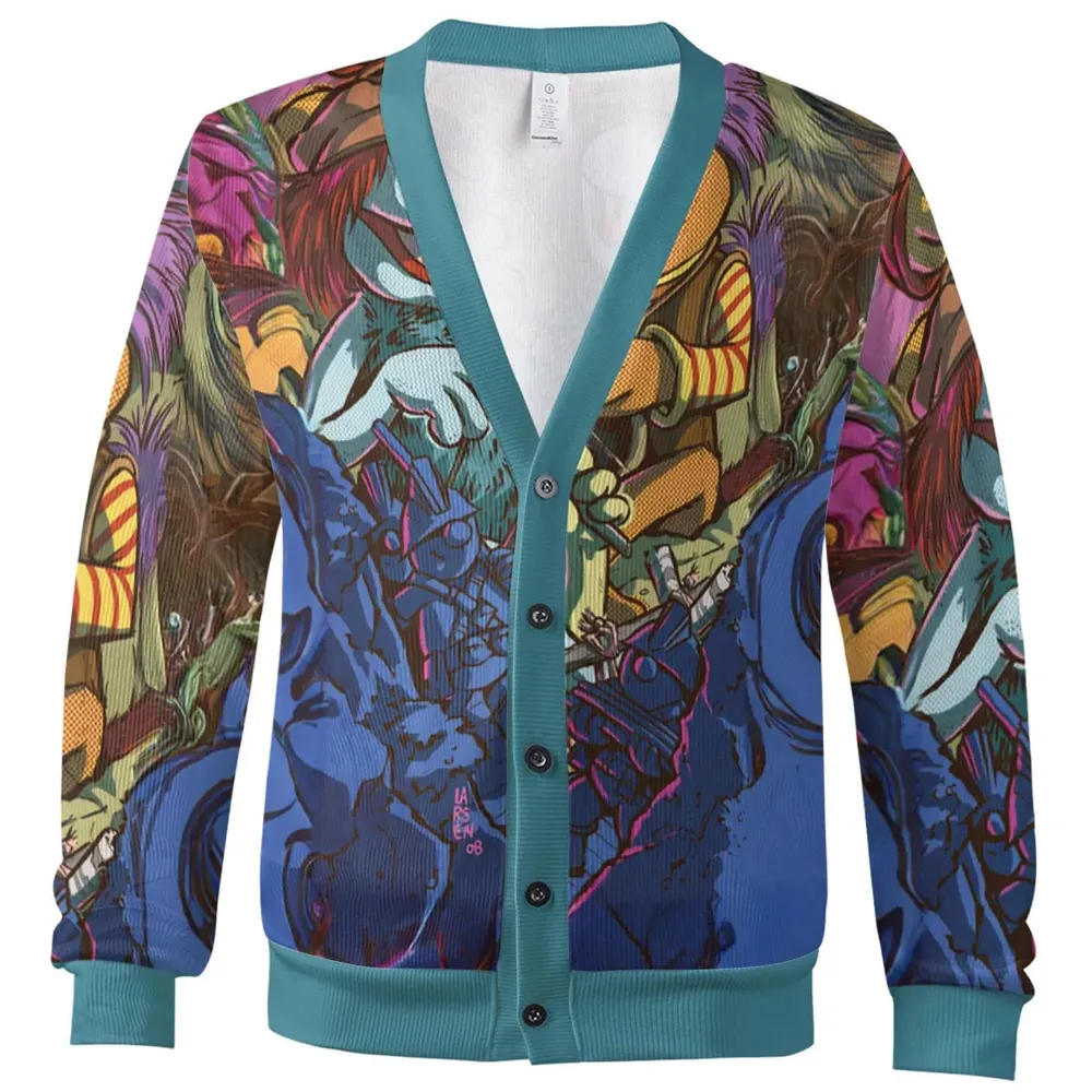 Fraggle Rock Larsen The Muppets Cardigan - 2