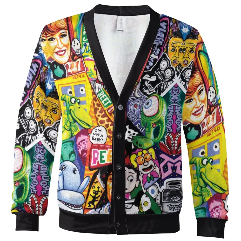 Scavenger Hunt Pee Wee Herman Cardigan - 2