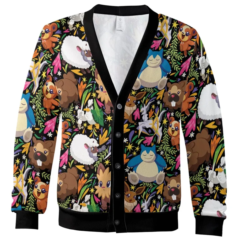 Exotic Tropical Pokemon Cardigan - 2