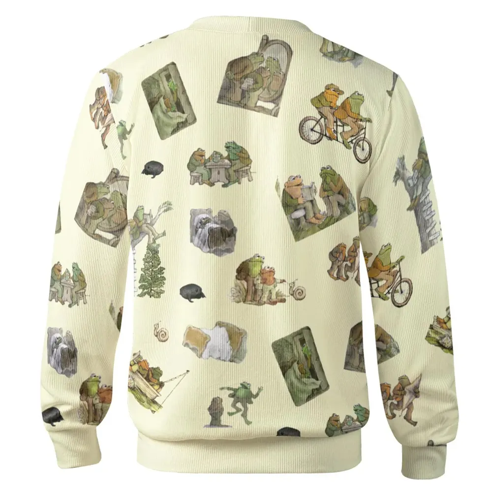 Frog and Toad Pattern Cardigan - 3
