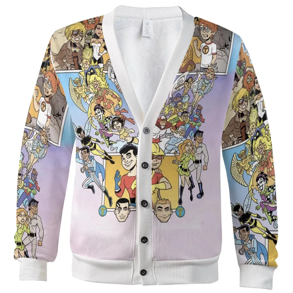 Go Team Titan Teen Titans Go Cardigan - 2
