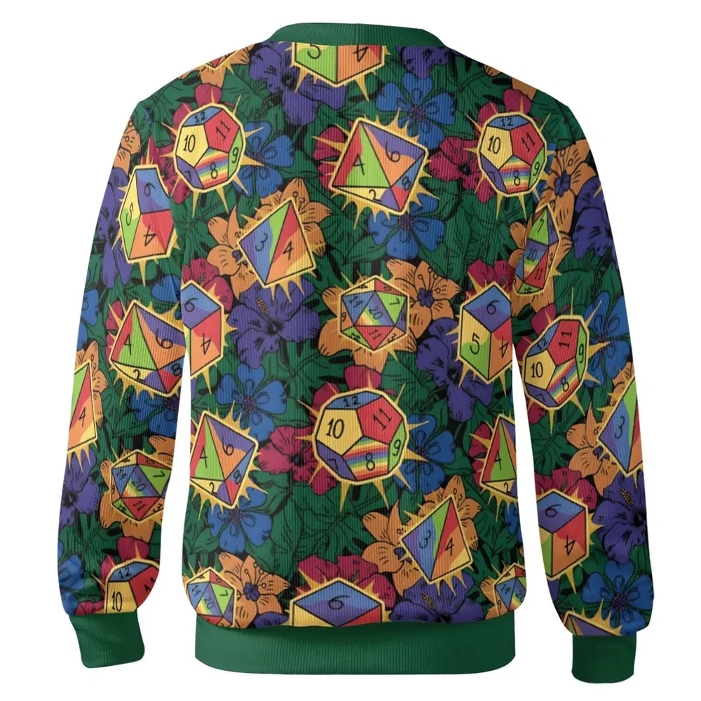 Tropical Dice DnD Cardigan - 3