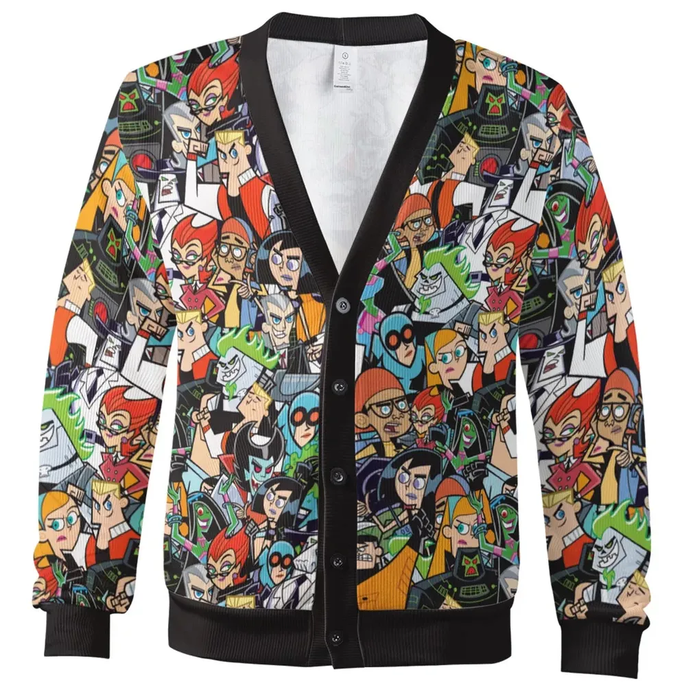 Danny Phantom Characters Collage Cardigan - 2