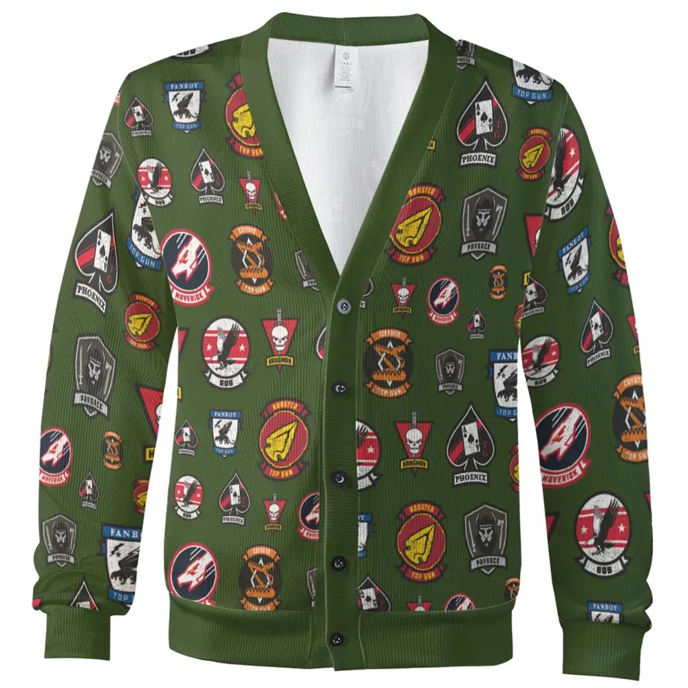 Top Gun Badge Cardigan - 2