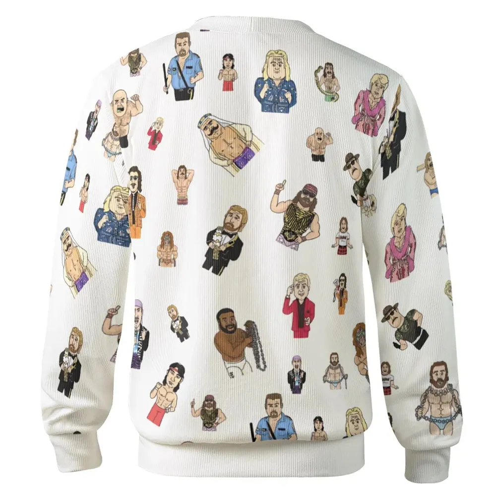 Old School Pro Wrestling Cardigan - 3
