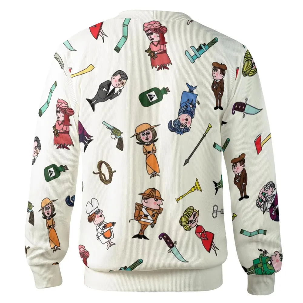 Clue Board Game Characters Cardigan - 3