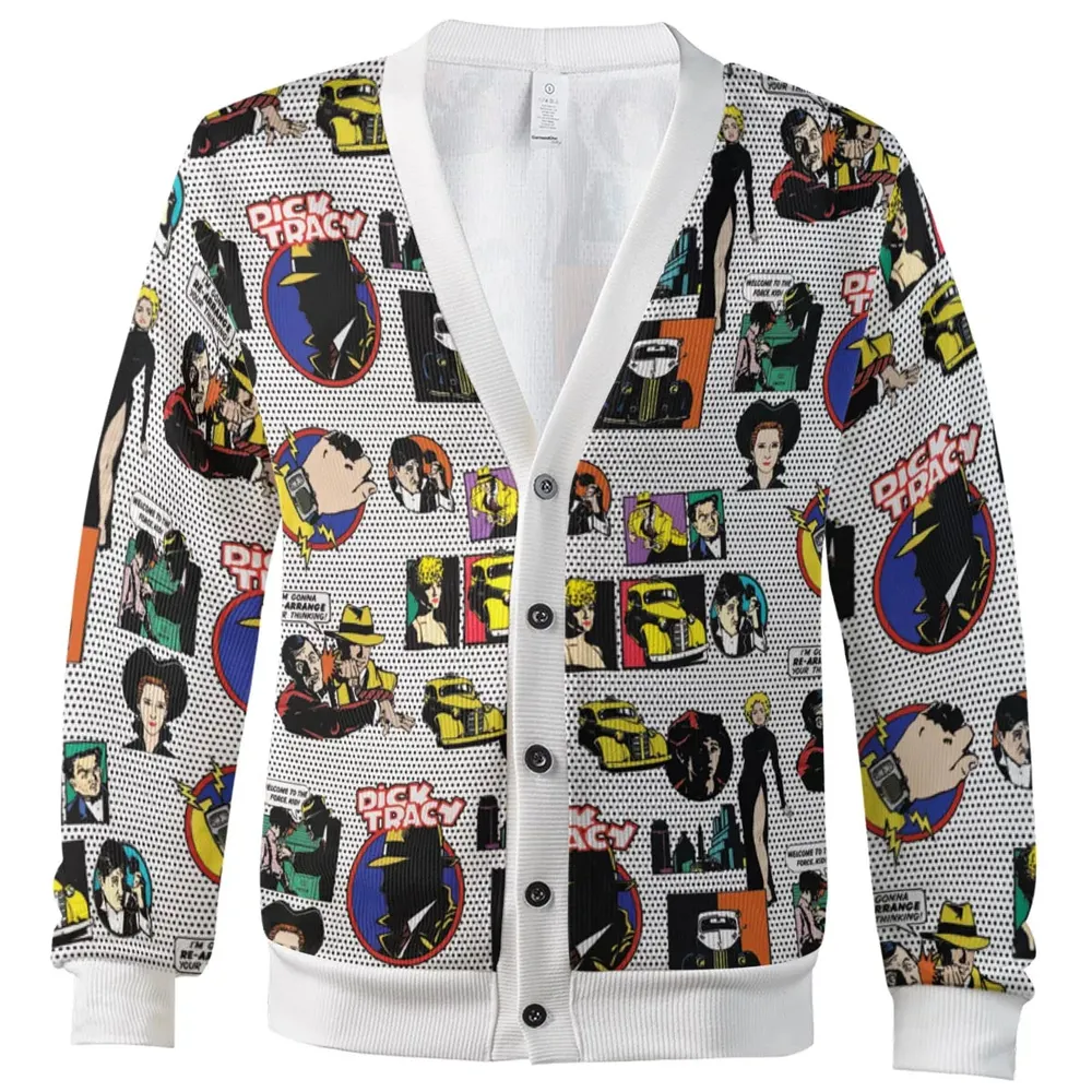 Vintage 90s Dick Tracy Cardigan - 2