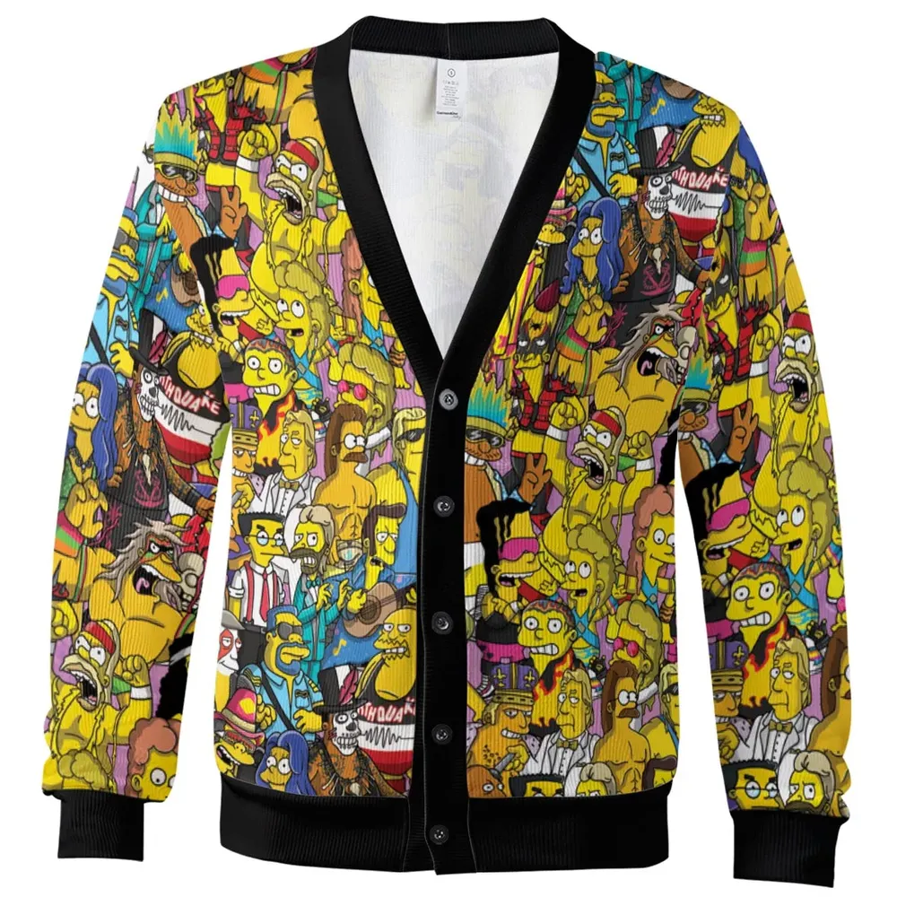 WWF Simpsons Cardigan - 2
