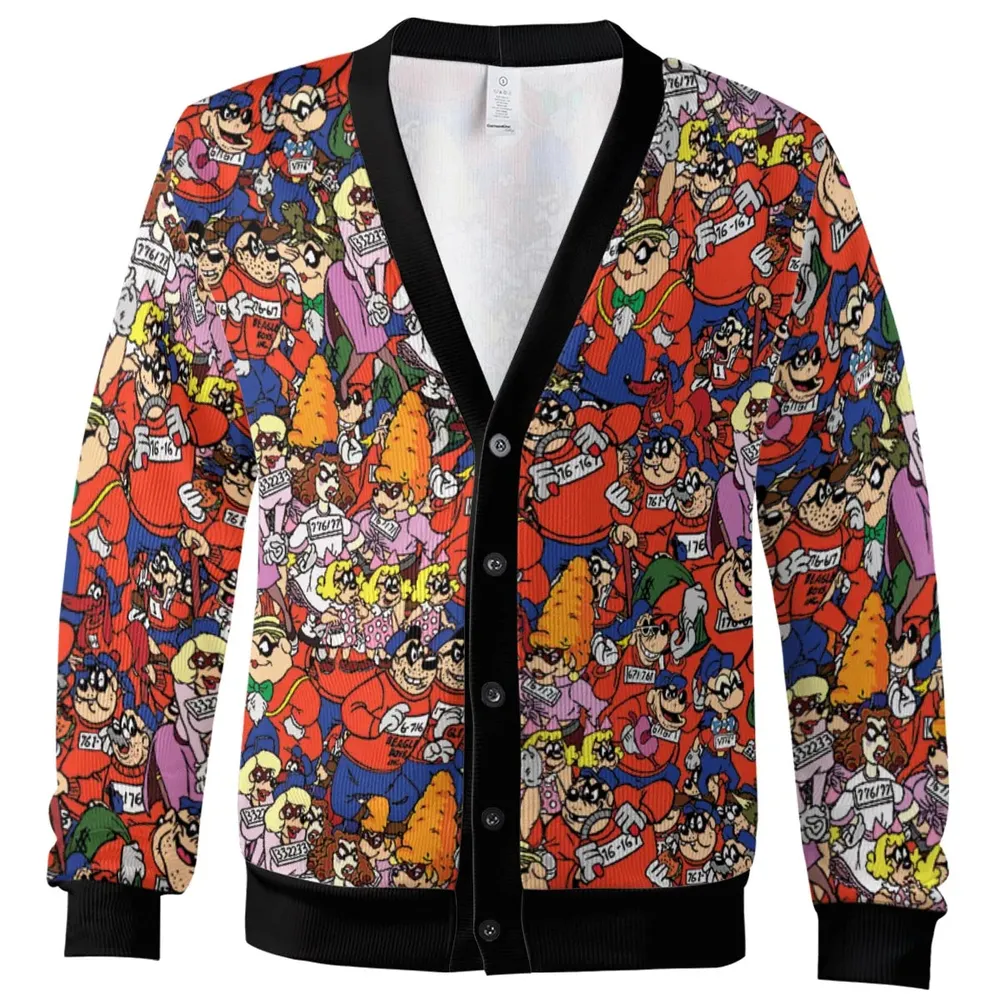 Beagle Boys Patterns Cardigan - 2