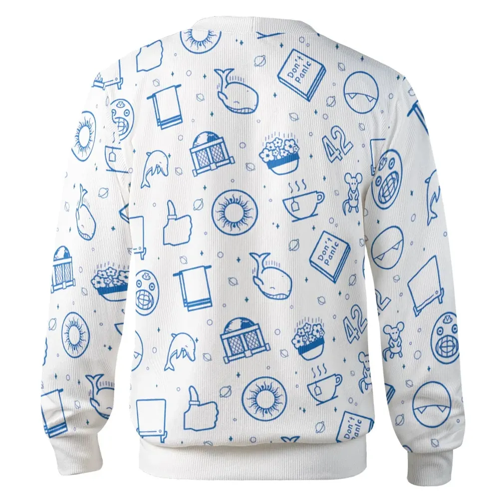 Don't Panic Life 42 The Hitchhiker's Guide to the Galaxy Cardigan - 3