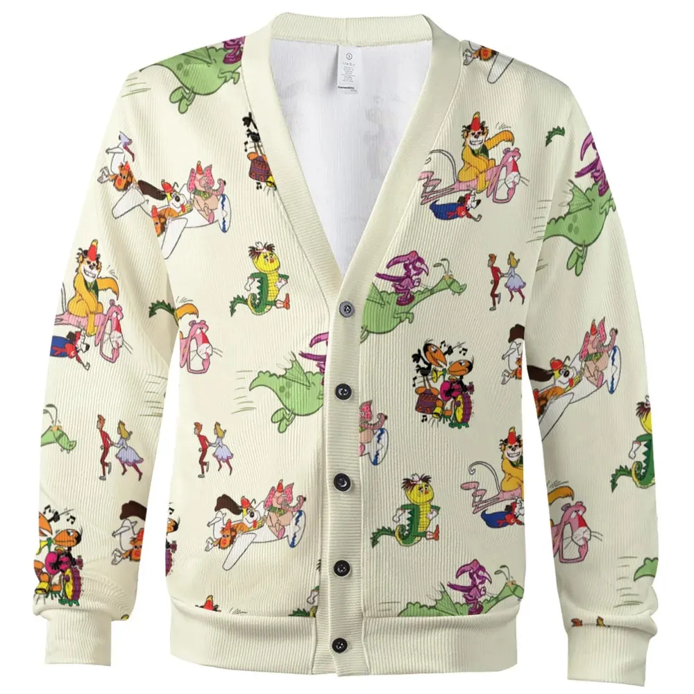 NBC Vintage Cartoon Cardigan - 2