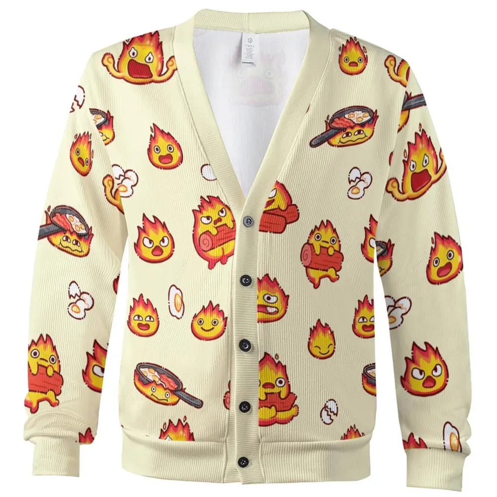 Calcifer Howl’s Moving Castle Cardigan - 2